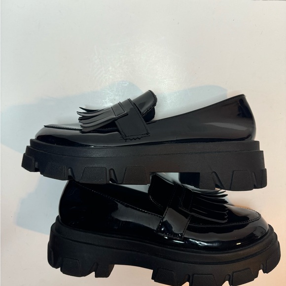Black Patent Leather Loafers - Picture 6 of 7